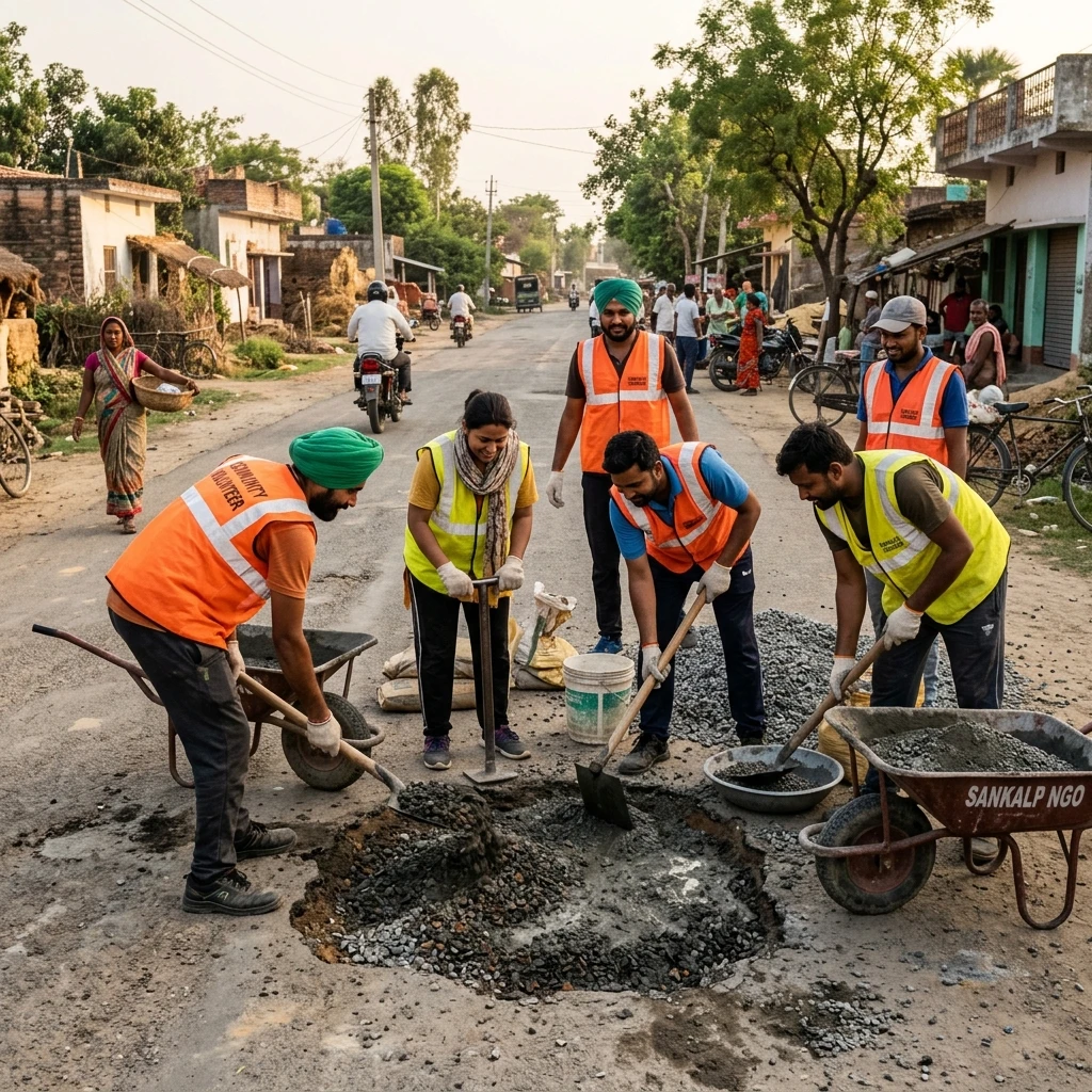 Path Hole Filling and Road Repair